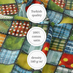 100% Cotton Fabric by the Yard – Turkish Quality Quilting & Sewing Fabric - Image 6