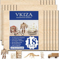 18 Pack Basswood Sheets 12"x12"x1/8" by VKIZA