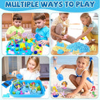 YongnKids Mermaid Sensory Bin Sandbox Toys - Image 5