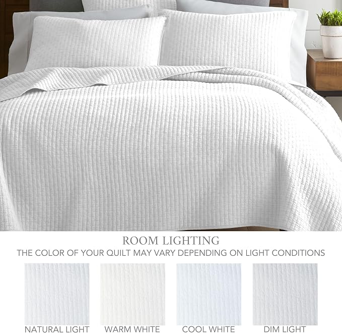 Levtex Home Cross Stitch Reversible Queen Bedspread Set - Image 4