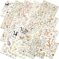 HunnmingRe 20 Pcs 10''x10'' Boho Farm Animal Quilting Fabric Square Cow Pink by HunnmingRe