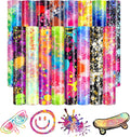 HTVSTD Splatter HTV Heat Transfer Vinyl 16 Sheets 12×10in Iron on Vinyl | Paint by CraftingEveryday