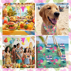 HunnmingRe 20 Pcs 10''x10'' Summer Tropical Quilting Fabric Square Pineapple - Image 6
