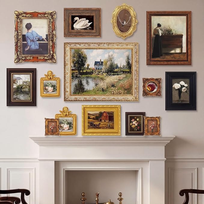 Mifoci 12 Pcs Gallery Vintage Frame Set - Image 3