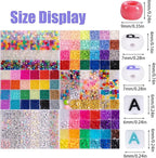 HardyGuo 6 box pony beads kit kandi 6x9mm Kandi Beads - Image 2