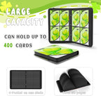 Trading Card Binder 4 Pocket, Card Binder 400 Pockels Card Book Holder Cards - Image 4