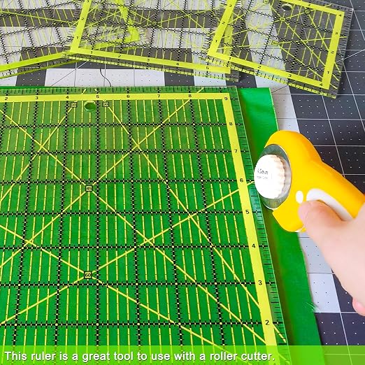 Quilting Rulers, Acrylic Quilt Ruler, 4 Square Fabric Cutting Ruler, Quilting - Image 6