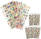 1735PCS Vintage Stickers, 30 Sheet Scrapbook Stickers Graffiti, Cute Vintage by Unknown