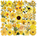 Aesthetic Flowers Stickers Transparent Flora Scrapbook Stickers | Transparent & by Unknown
