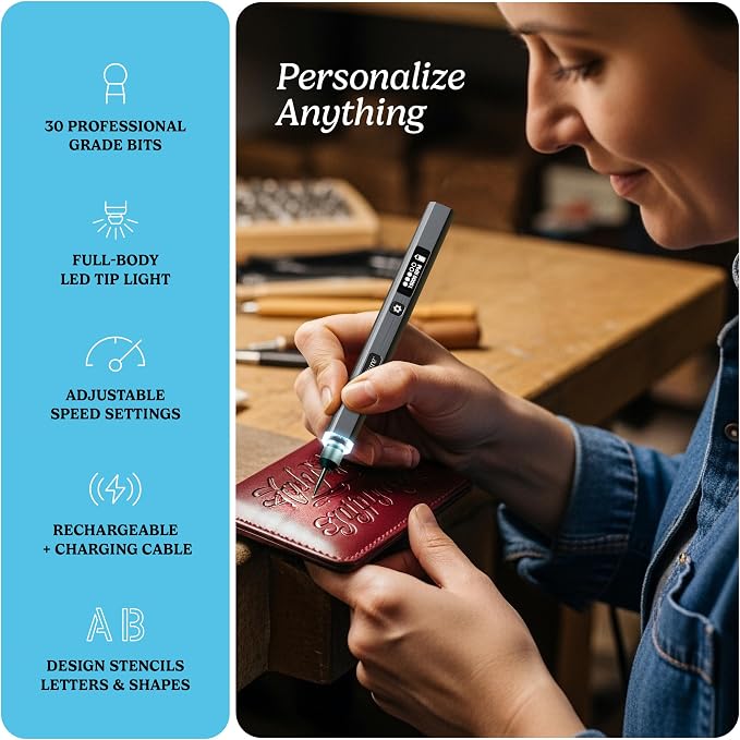 EtchMate Engraving Pen for Metal, Plastic & All Materials - Image 2