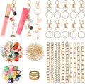 Starry 176 Pcs DIY Keychain Making Kit | 10 Keychain Clips, 10 Extender Chains by Unknown