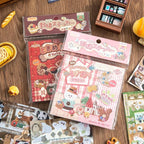 Girl's Japanese Retro Sticker Book, Animal and Plant Theme - Image 4