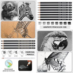 Brusarth Charcoal Pencils for Drawing, Professional Drawing Sketch Pencils - Image 3