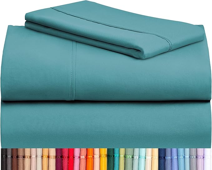 LuxClub 3 PC Sheet Twin Size Sheet Set Bed Sheets Deep Pockets 18" Eco Friendly - Image 9