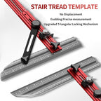 TANYO Stair Tread Template Tool, 8-72 Inches Aluminum Alloy Stair Measuring - Image 4