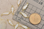 Pack of 20 Shell Charms Gold Plated Pendants Color Retention Pendants - Image 3