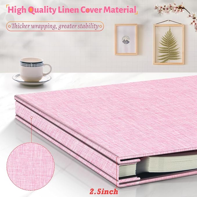 Artfeel Photo Album Self Adhesive Scrapbook, 120 Pages Large Photo Book - Image 5