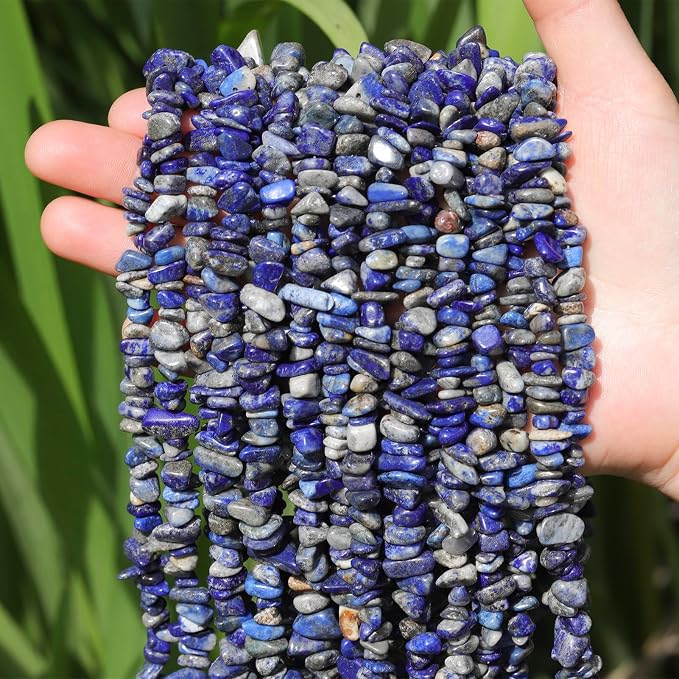 400pcs Natural Chip Stone Beads - Image 4