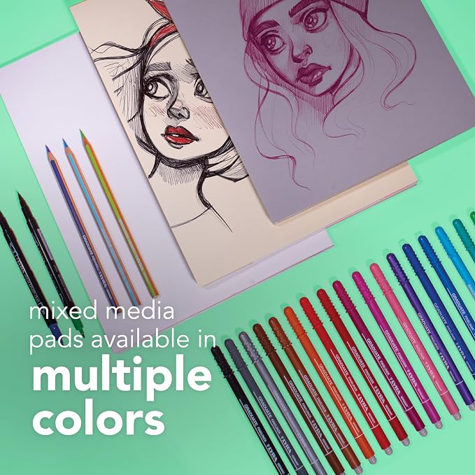 Canson Graduate Mixed Media Pad, 9x12 inch, 20 Sheets | Artist Paper - Image 5