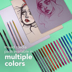 Canson Graduate Grey Toned Mixed Media Pad, 9x12 inch, 20 Sheets | Artist Paper - Image 5