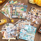 Girl's Japanese Retro Sticker Book, Animal and Plant Theme - Image 5