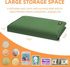 Coin Collection Book Holder for Collectors 2000℉ Fireproof | 300 Pockets Coins - Image 5