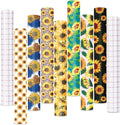 Tintnut Sunflower Permanent Vinyl 12x10in 7 Sheets Permanent Adhesive Vinyl | by Tintnut