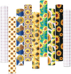 Tintnut Sunflower Permanent Vinyl 12x10in 7 Sheets Permanent Adhesive Vinyl | by Tintnut