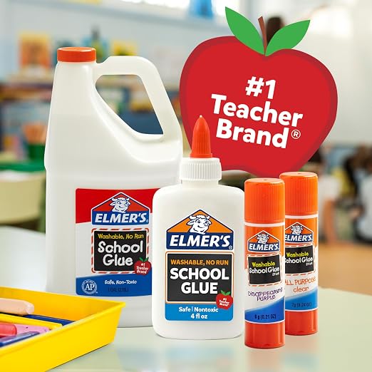Elmer's Disappearing Purple School Glue Sticks Washable 22 Grams - Image 3
