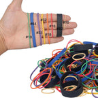 Rubber Bands Assorted Sizes Elastic Rubber Bands Office Supplies 0.5lbs | Heavy - Image 4