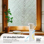 3D Stained Glass Window Film, Decorative Window Privacy Film - Image 4