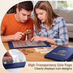 TaoBary Pressed Penny Book Holds 320 or 288 Coins, Pressed Penny Collection - Image 6