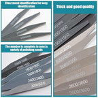 Honoson 20 Pcs Sanding Sticks for Plastic Models 3D Print Polishing Sticks - Image 5