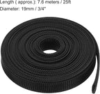 uxcell Expandable Sleeving, 1 3/16-inch 25ft Cable Sleeve - Image 3