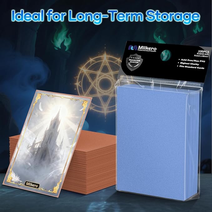 Mlikero 1200 Count Card Sleeves, Matte Magic Card Sleeves, Smooth Shuffle & - Image 7