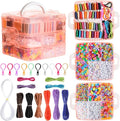 Peirich Jewelry Making Bead Kits, Includes 44 Colors Embroidery Floss by Peirich