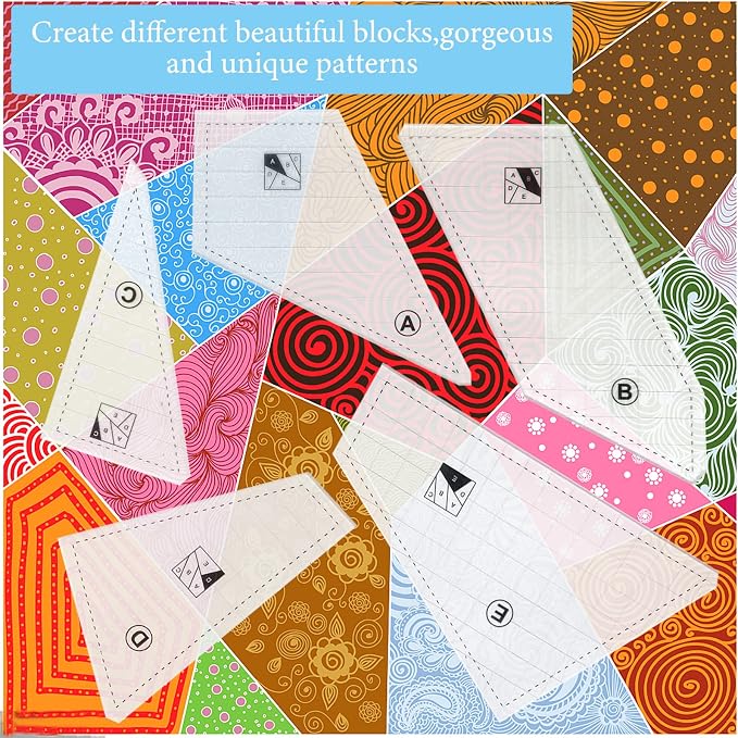 Quilting Rulers and Templates, Quilt Ruler Set Quilting Supplies - Image 4