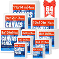 Canvas for Painting, 64 Pack Multi-Size Painting Canvas Board Art Supplies for by YONEVALON