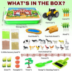 Bloolilies Farm Sensory Bin, Play Sand Art Kit Magic Sand Toys - Image 3
