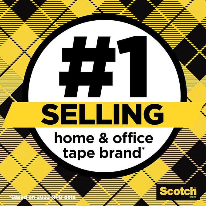 Scotch Double Sided Tape, 3/4 in x 1296 in, 2 Rolls - Image 3
