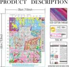 RLTXBUK Cat Cross Stitch Kits, Book Lovers Reader Gifts - Image 2