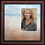 Footprints in the Sand Inspirational Wall Art, Beach Decor, Christian Gifts - Image 2