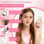 ZOYVUX 363Pcs Lip Gloss Charms Keychain Kit, DIY Bag Charm Kit - Image 4