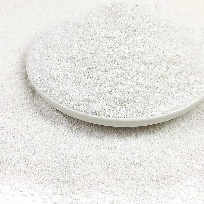 YISZM Aquarium Sand, 5lbs White Fish Tank Sand, Aquarium Gravel Substrate by YISZM-ForYourNaturalLife