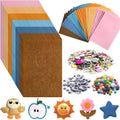 42Pcs Boho Felt Fabric Sheets 8 x 12 Inch Brown Beige Blue Assorted Soft Thick by gisgfim