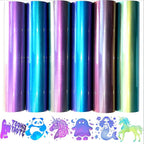 Chameleon Heat Transfer Vinyl HTV, 6 Sheets 10x12 Inch, Iron On Vinyl - Image 8