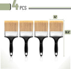 Bates- Paint Brushes, 4 Pack, Flat Paint Brushes | - Image 2