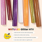 Bronze Glitter HTV Heat Transfer Vinyl - Image 7