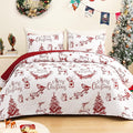Exclusivo Mezcla Reversible Christmas Quilts King Size by ExclusivoMezcla