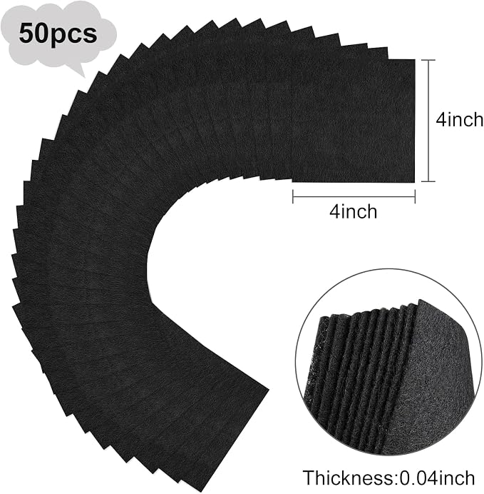 Morcheiong 50 Pcs Felt Fabric Soft Felt Fabric Sheet - Image 2